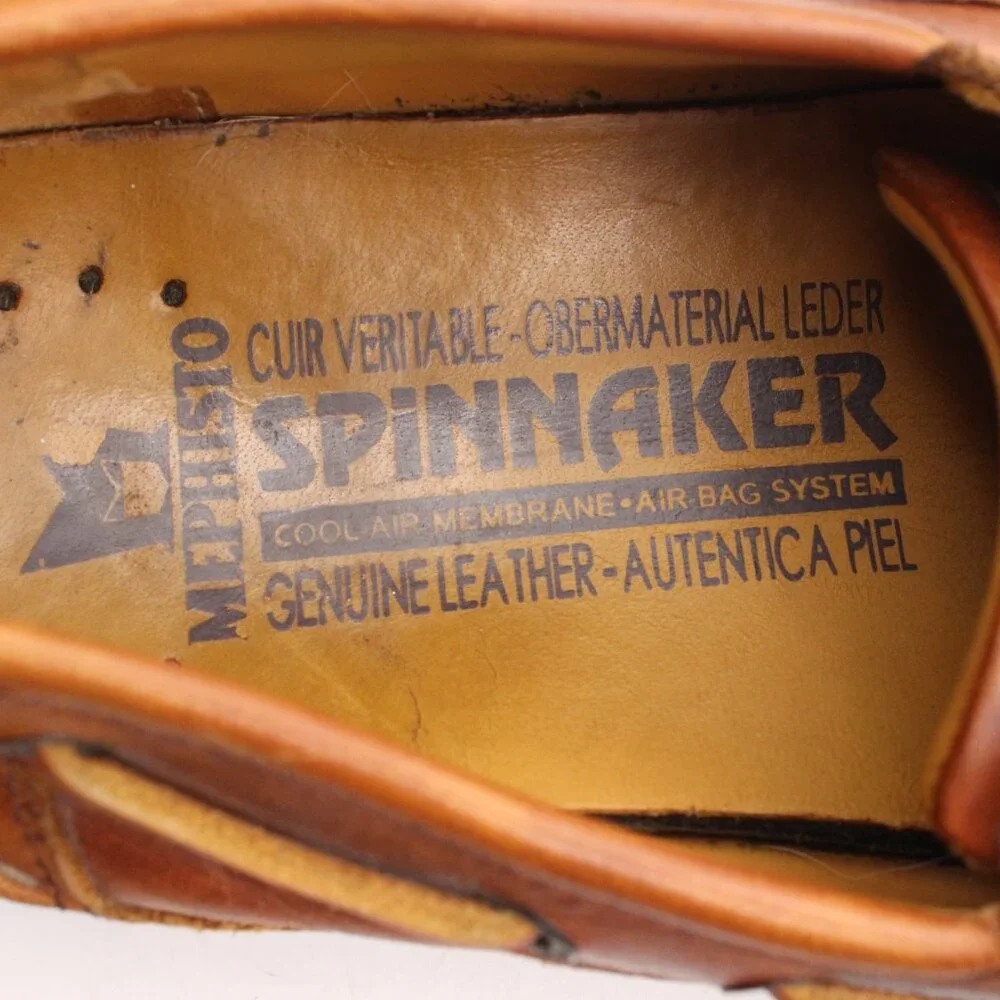 Mephisto Spinnaker Men’s Size 9 Boat Shoes Moccasin Loafer Shoes Brown Tan